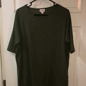 army green LULAROE irma top